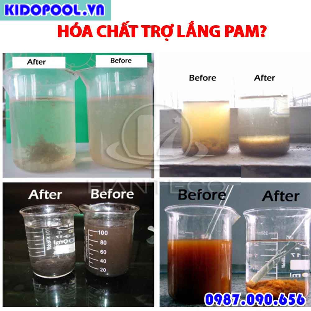 PAM là gì? Hóa chất PAM là gì? Những đặc tính và công dụng của PAM trong xử lý nước. So sánh với PAC